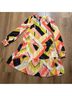 Marc Cain 100% Polyester 93% Cupro 7% Elastane Print Multi Color Casual Dress Size 4 - photo 4