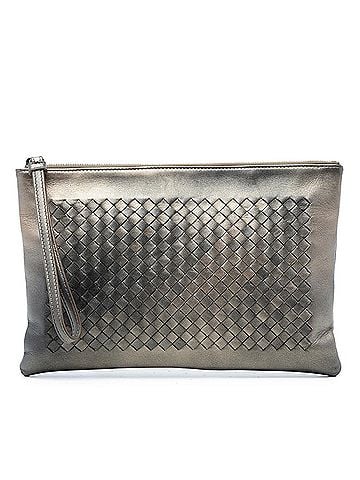Bottega Veneta Nappa Intrecciato Wristlet Clutch (view 1)