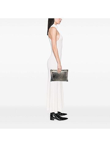Bottega Veneta Nappa Intrecciato Wristlet Clutch (view 2)