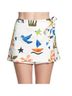 Corey Lynn Calter Print Blue White Skort Size XS - photo 9