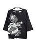 Chico's Floral Black Gray Pullover Sweater Size M - photo 5