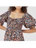 Free People Floral Blue Romper Size S - photo 3