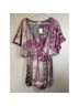 Free People Print Purple Romper Size L - photo 4