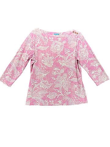 J. McLaughlin 3/4 Sleeve Blouse (view 1)