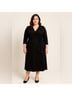 Talbots Solid Black Casual Dress Size 1X - photo 3