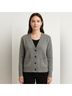 J.Crew Solid Gray Cardigan Size M - photo 3