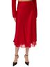 Cami NYC 100% Silk 100% Silk Red Silk Skirt Size S - photo 1