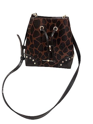 Michael Kors Leather Bucket Bag (view 1)