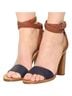 Vince. 100% Leather Snake Print Brown Blue Heels Size EU 38 - photo 1