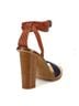 Vince. 100% Leather Snake Print Brown Blue Heels Size EU 38 - photo 4