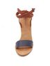 Vince. 100% Leather Snake Print Brown Blue Heels Size EU 38 - photo 3