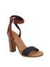 Vince. 100% Leather Snake Print Brown Blue Heels Size EU 38 - photo 2