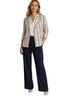 Ralph Lauren Stripes Ivory White Blazer Size 8 - photo 1