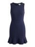 J.Crew 92% Polyester 8% Elastane 100% Polyester Polka Dots Blue White Casual Dress Size 0 - photo 1