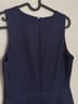 J.Crew 92% Polyester 8% Elastane 100% Polyester Polka Dots Blue White Casual Dress Size 0 - photo 5