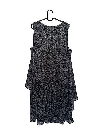 Ralph Lauren Lauren Ralph Lauren Black White Polka Dot Chiffon A-Line Dress Cocktail Dress (view 2)