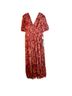 Mac Duggal 100% Polyester Floral Pink Multi Color Cocktail Dress Size 8 - photo 2