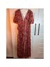 Mac Duggal 100% Polyester Floral Pink Multi Color Cocktail Dress Size 8 - photo 3