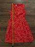 Anne Klein 100% Polyester Floral Red White Pink Cocktail Dress Size 4 - photo 9