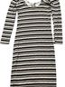 Dolan Stripes Black White Pink Green Casual Dress Size XS - photo 2