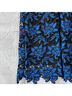 Julia Jordan 100% Polyester Floral Blue Black Cocktail Dress Size 8 - photo 6