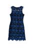 Julia Jordan 100% Polyester Floral Blue Black Cocktail Dress Size 8 - photo 1