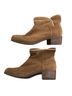 Ugg 100% Suede Tan Brown Ankle Boots Size 10 - photo 2