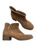 Ugg 100% Suede Tan Brown Ankle Boots Size 10 - photo 1