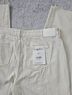 Carly Jean 100% Cotton Solid Tan White Jeans Size 1X - photo 6