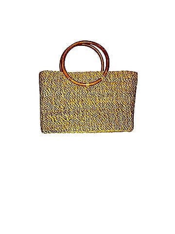 Label Leather Tote (view 1)