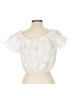 Three Dots Floral Ivory Short Sleeve T-Shirt Size L - photo 2
