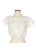 Three Dots Floral Ivory Short Sleeve T-Shirt Size L - photo 1