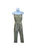Lush 100% Cotton Solid Green Romper Size S - photo 1