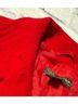 Fio USA 100% Wool Red Wool Coat Size M - photo 6