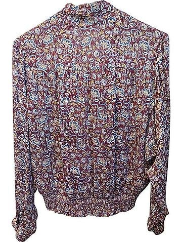 Ramy Brook Tie-Neck Blouse Long Sleeve Blouse (view 2)