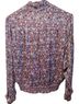 Ramy Brook 92% Silk 8% Lurex 100% Polyester Paisley Brown Blue Long Sleeve Blouse Size M - photo 2