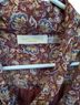 Ramy Brook 92% Silk 8% Lurex 100% Polyester Paisley Brown Blue Long Sleeve Blouse Size M - photo 3