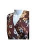 Express 100% Polyester Floral Silver Casual Dress Size S - photo 5