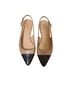 Naturalizer 100% Leather Tan Black Heels Size 7 - photo 1