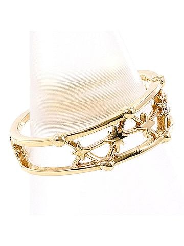 Unbranded K10 10K YG Yellow Gold Ring with 0.01ct Diamond, Total Weight 1.6g, Like New Condition. (view 2)