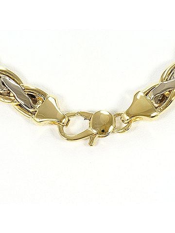 Unbranded 18K (18-karat) Yellow Gold Necklace, Total Weight 46.2g, 45cm, Like New Condition. (view 1)