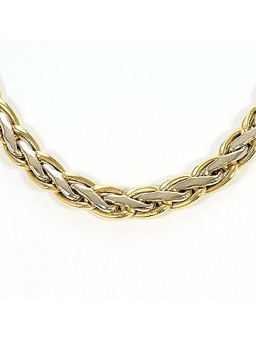 Unbranded 18K (18-karat) Yellow Gold Necklace, Total Weight 46.2g, 45cm, Like New Condition. (view 2)
