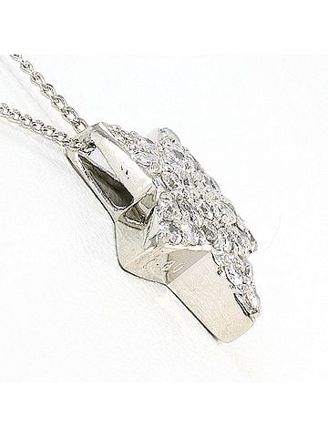 Unbranded PT900 Platinum / PT850 Necklace with 0.30ct Diamond, Total Weight 3.0g, 45cm, Like New Condition (view 2)