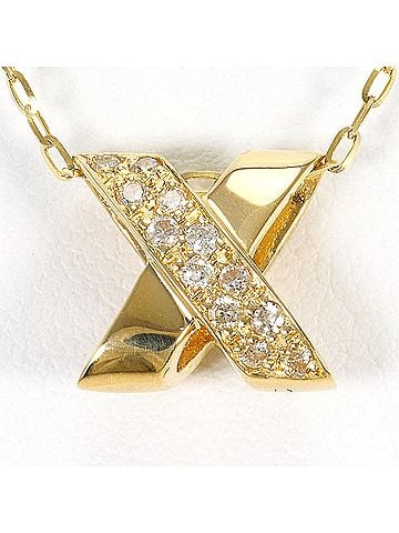 Unbranded 18K (18-karat) Yellow Gold Necklace with 0.12ct Diamond, Certificate of Authenticity, Total Weight 2.7g, 45cm, Like New Condition. (view 1)