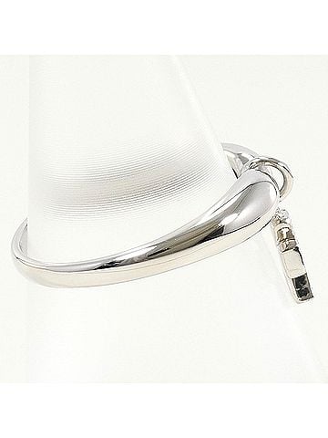 Unbranded PT900 Platinum Ring with 0.04 ct Diamond, Total Weight 3.0g, Like New Condition. (view 2)
