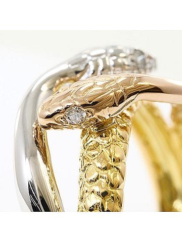 Unbranded PT900 Platinum 18K Yellow Gold Ring with 1 Diamond (0.04 ct), Certificate of Authenticity, Total Weight 4.5g, Like New Condition. (view 2)