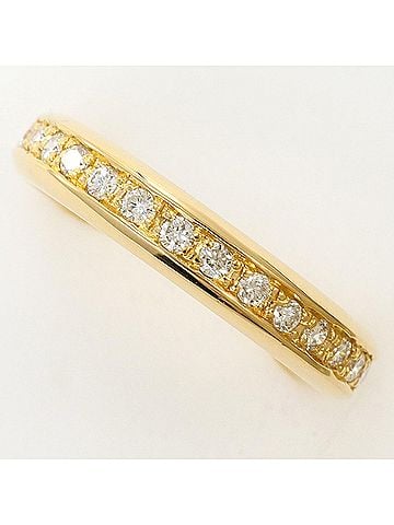 Unbranded 18K (18-karat) Yellow Gold Ring with 1 Diamond (0.30 ct), Certificate of Authenticity, Total Weight 4.2g, Like New Condition. (view 1)