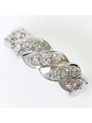 Unbranded PT900 Platinum Ring with 1 Diamond (0.50 ct), Certificate of Authenticity, Total Weight 4.2g, Like New Condition. (view 1)