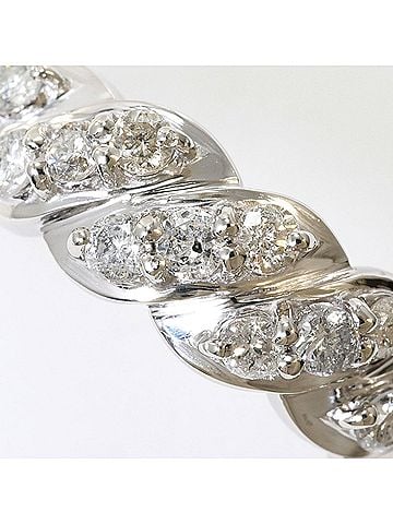 Unbranded PT900 Platinum Ring with 1 Diamond (0.50 ct), Certificate of Authenticity, Total Weight 4.2g, Like New Condition. (view 2)