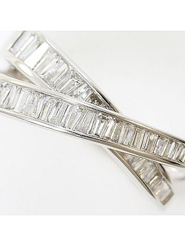 Unbranded 18K (18-karat white gold) ring with 1 diamond (1.00 ct), includes appraisal certificate, total weight 2.7g, like new condition. (view 2)